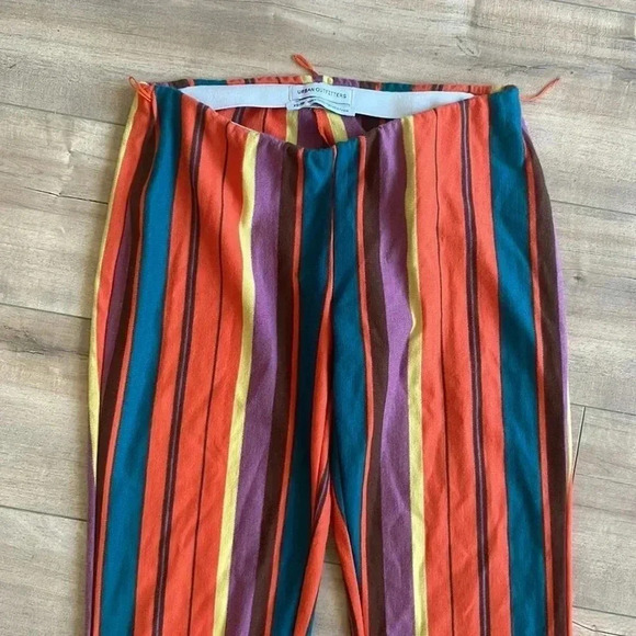4/$25 Urban Outfitters Bali Flare Leg Striped Pants Sz XS - Picture 5 of 7